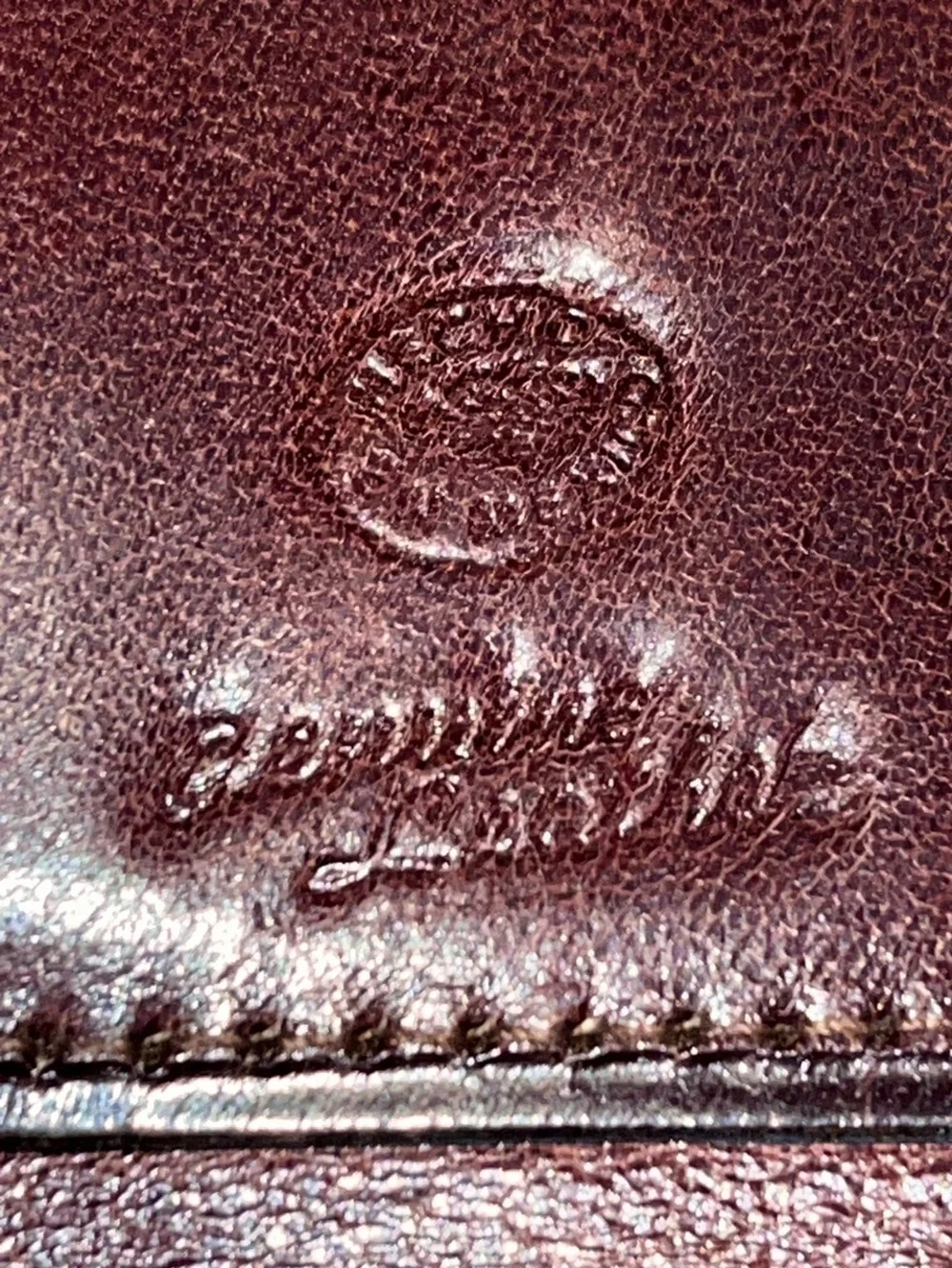 Hand Embossed Genuine Leather Trifold Women’s Wallet Floral Boho/ Western